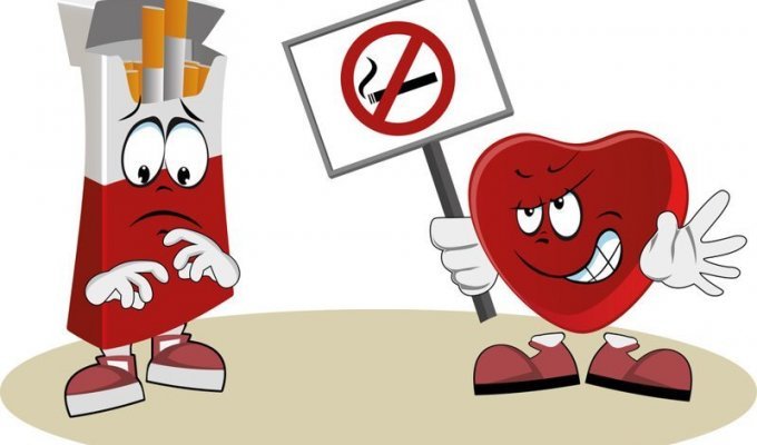 Почему после отказа от курения болит сердце? (2 фото)