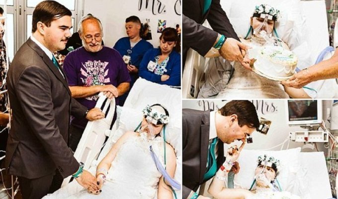 19-летняя невеста вышла замуж за любимого за три дня до смерти (23 фото + 1 видео)