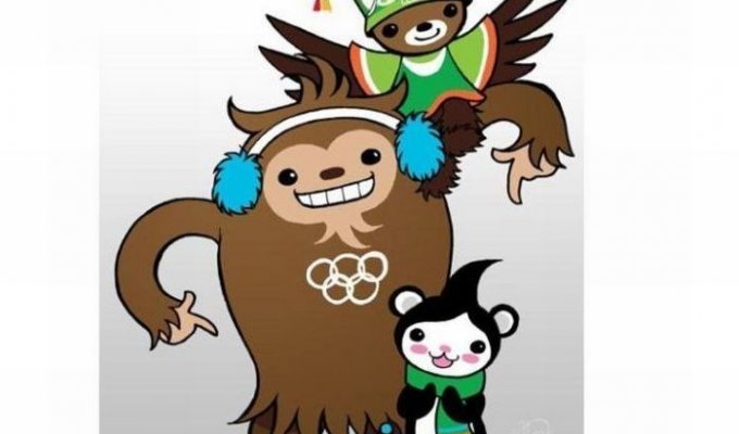 Педобир на олимпийском лого (7 фото)