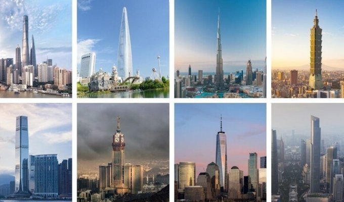 15 самых высоких небоскребов в мире (16 фото)