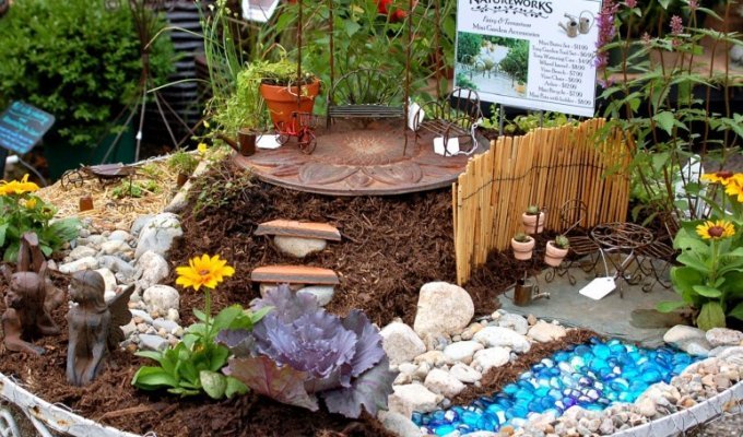 20 самых оригинальных миниатюрных садов для фей (20 фото)