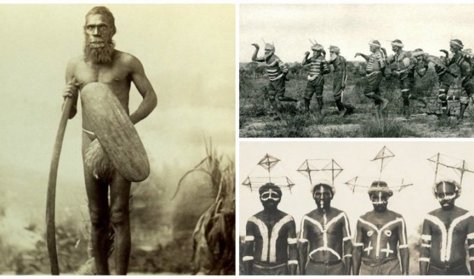 Потрясающие архивные фотографии воинов-аборигенов Австралии (28 фото)