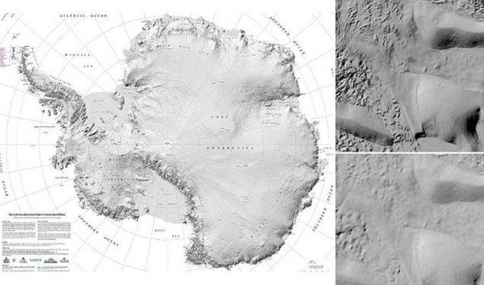 Ученые создали самую подробную карту Антарктиды (5 фото)