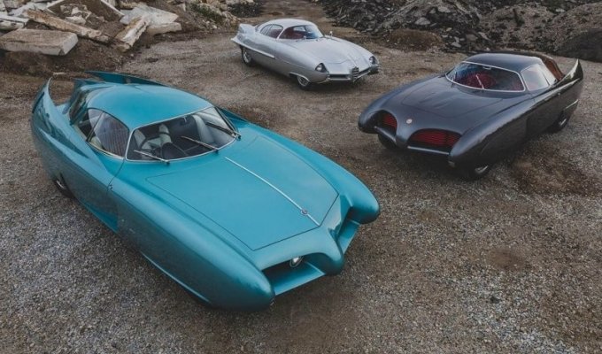 Аэродинамические шедевры: знаменитые концепты Alfa Romeo B.A.T. выставят на аукцион (31 фото)