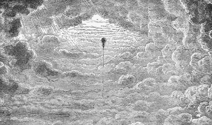 В космос на воздушном шаре: путешествие 1862 года (9 фото)