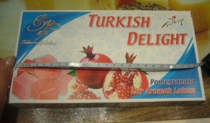 Сувенир со сладостями из Турции (2 фото)