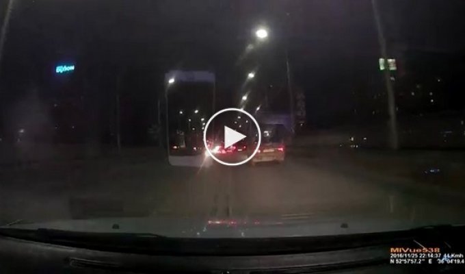 Конфликт на дороге с сотрудниками полиции