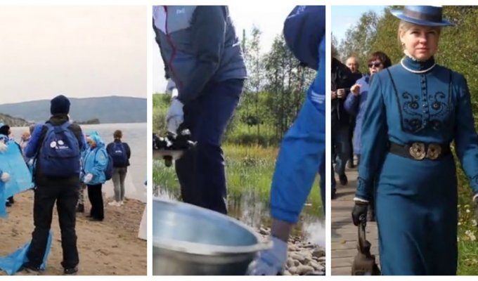 Неравнодушные к природе страны добровольцы потрудились на Байкале не словом, а делом (5 фото + 1 видео)