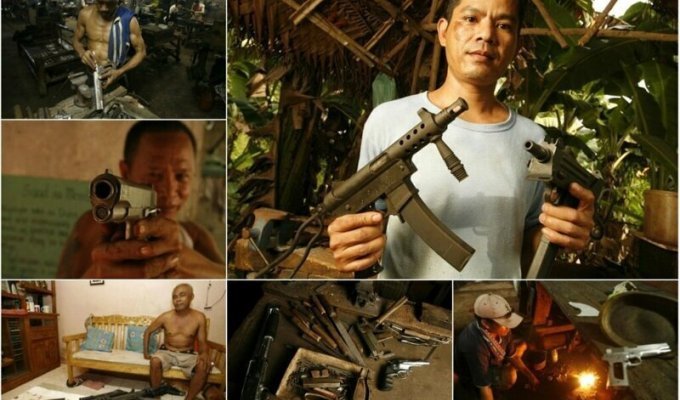 Как на Филиппинах делают оружие (28 фото)