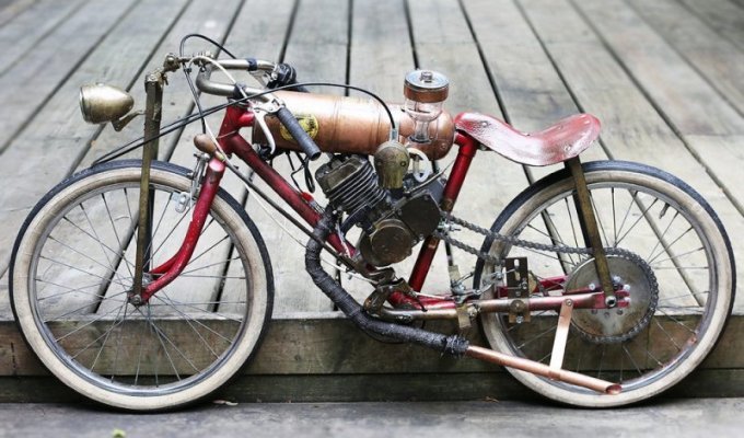 Минибайки из старых велосипедов Янника Рида (7 фото)