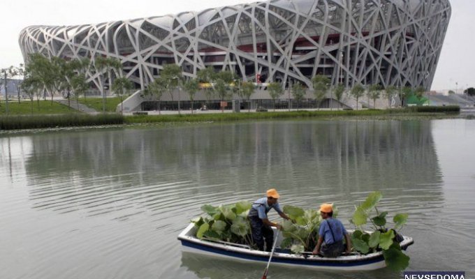 Китай на пороге Олимпиады (24 фотографии)