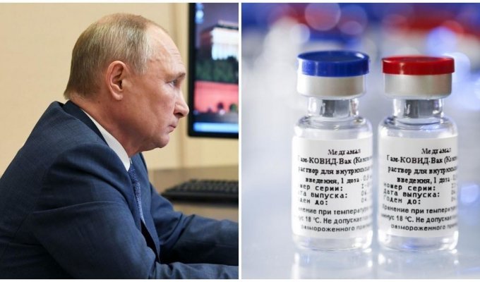 Владимир Путин заявил о масштабной вакцинации россиян со следующей недели (2 фото)