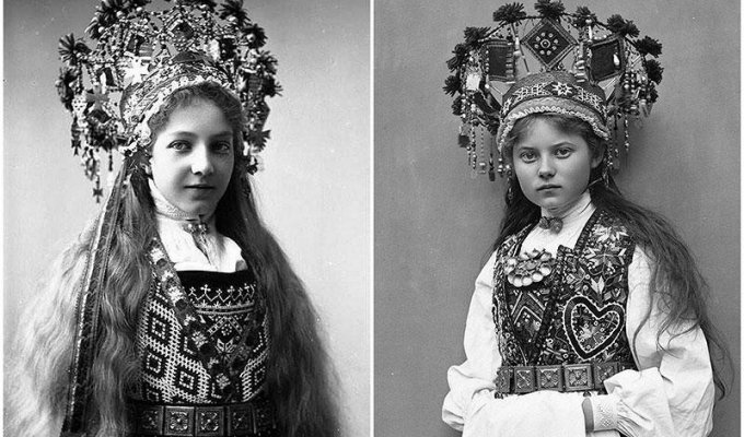 Сказочные наряды норвежских невест 1870-1920-х годов (18 фото)