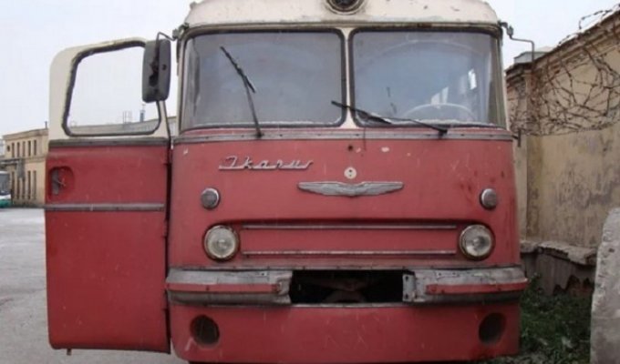 Восстановление старого автобуса Ikarus 55 Lux (21 фото)