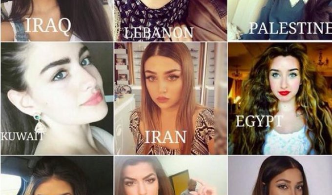 Красота по-арабски. Девушки постят селфи с хештегом #TheHabibatiTag (21 фото)