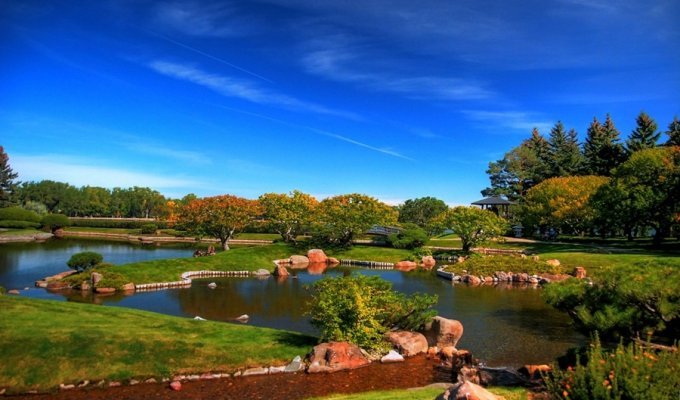 Японский Сад Никка Юко в Канаде (22 фото)