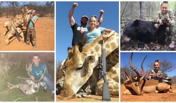 «Я охотник, я никогда не остановлюсь»: 12-летняя американка хладнокровно убивает животных и не собирается останавливаться (14 фото)