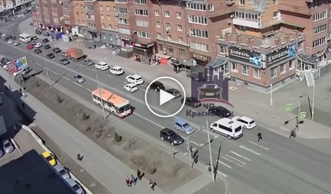 Провальная попытка задержания водителя Infiniti в Красноярске