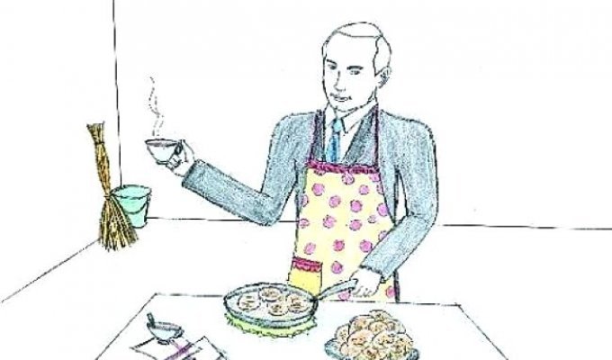 Дети рисуют Владимира Путина (27 рисунков)