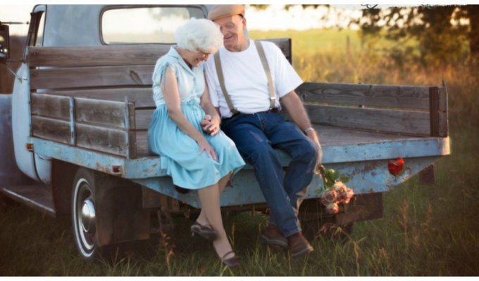 Пожилая пара отпраздновала 57-летие брака фотосессией в стиле фильма «Дневник памяти» (16 фото)