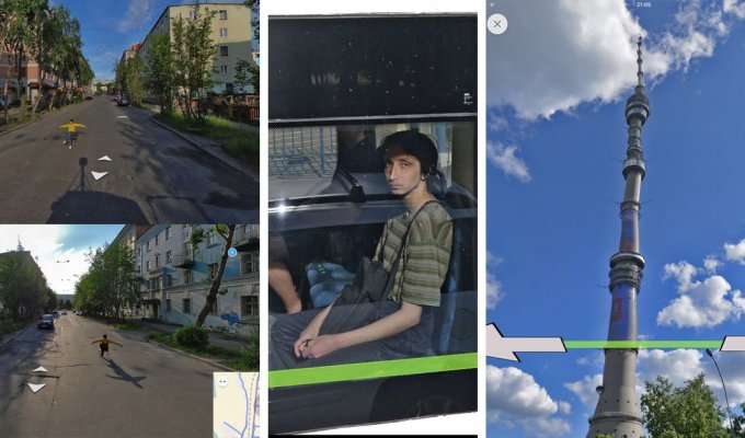 Самые необычные и сумасшедшие снимки с Google и Яндекс панорам (20 фото)