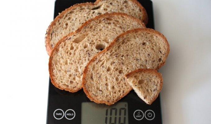 Сто грамм хлеба (1 фото)