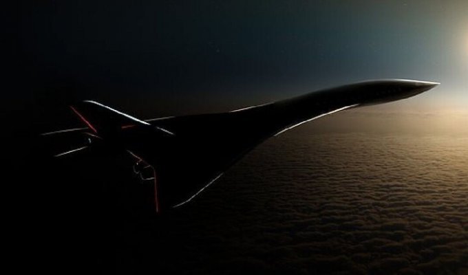 Американцы создадут сверхзвуковой авиалайнер, который сможет летать со скоростью 4800 км/ч (4 фото)
