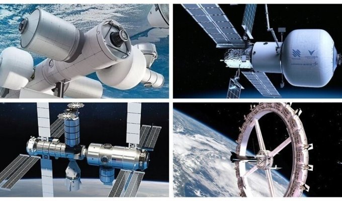 Что придет на смену МКС: концепты космических станций будущего (10 фото)