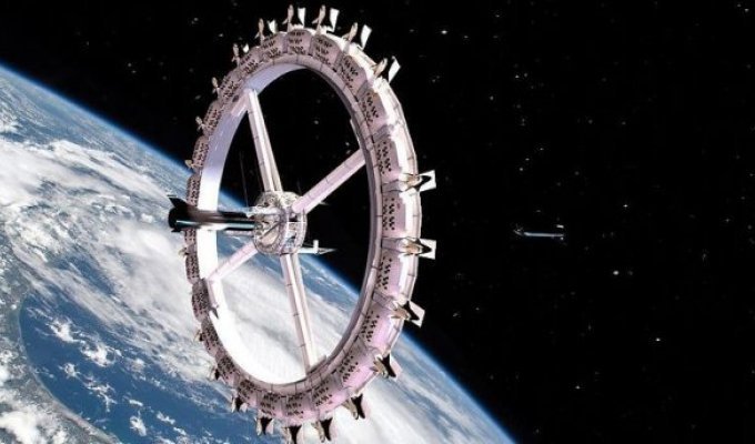 Концепты космо-отеля Voyager Station, который планируют вывести на орбиту к 2027 году (8 фото)