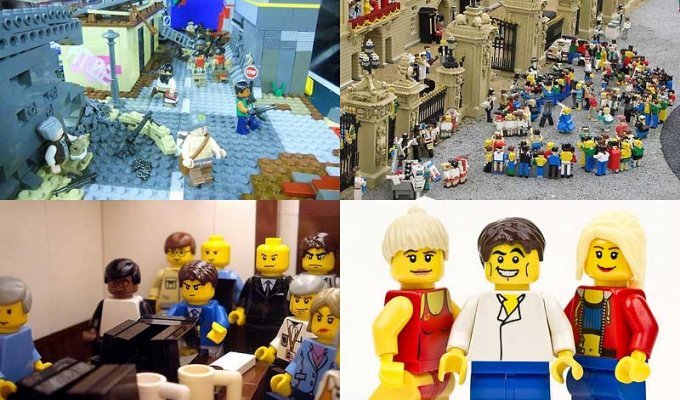 События 2011 года в Lego-интерпретации (15 фото)