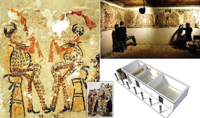 Бесценные фрески майя найдены в Гватемале (9 фото)