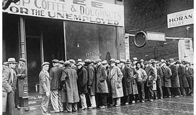 Великая депрессия 30-х в Америке (3 фото + текст)