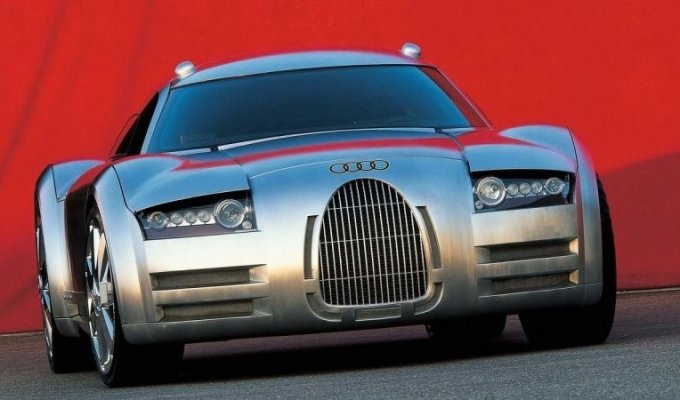 Audi Rosemeyer – ретро-футуристичный концепт с двигателем, как у Bugatti Veyron (13 фото)