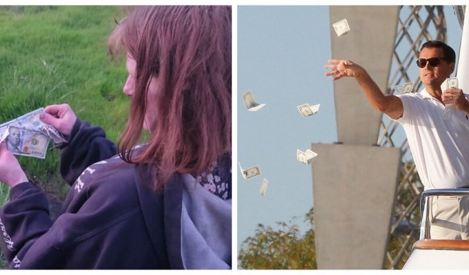 Баксы на ветер: житель Орегона оригинально решил проблему лишних денег (4 фото)