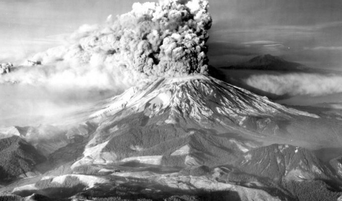 Вулкан Св. Елены – 30 лет со дня извержения (37 фото)