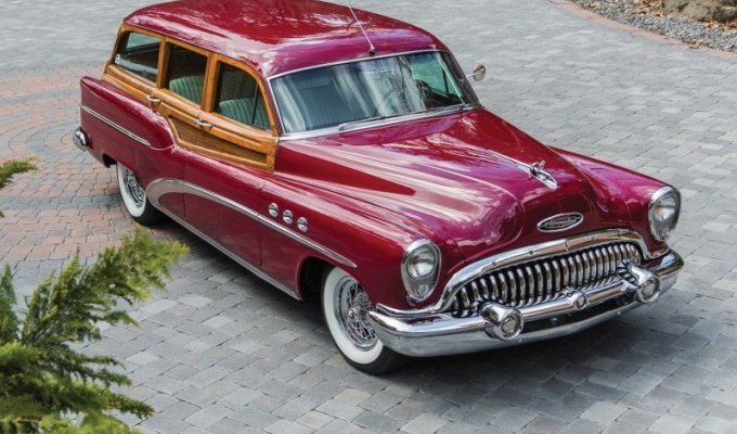 Buick Estate Wagon 1953 - деревянный универсал (10 фото)