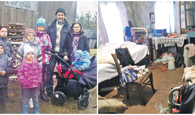 Многодетная семья прячется от органов опеки, спасая своих детей (5 фото)