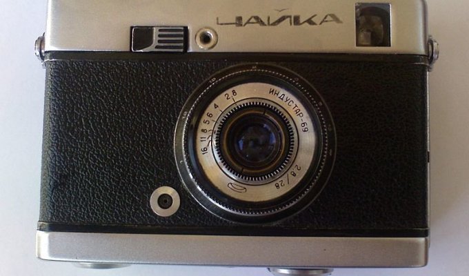 Коллекция фотоаппаратов "Чайка" (16 фото)