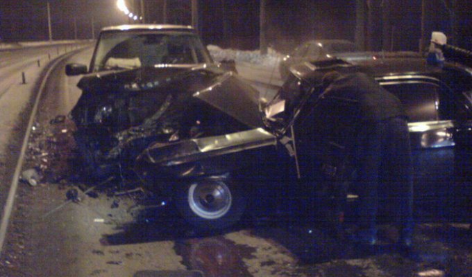 ДТП, авария, Лисий Нос, ночь с 29.01 на 30.01 2012 (5 фото)