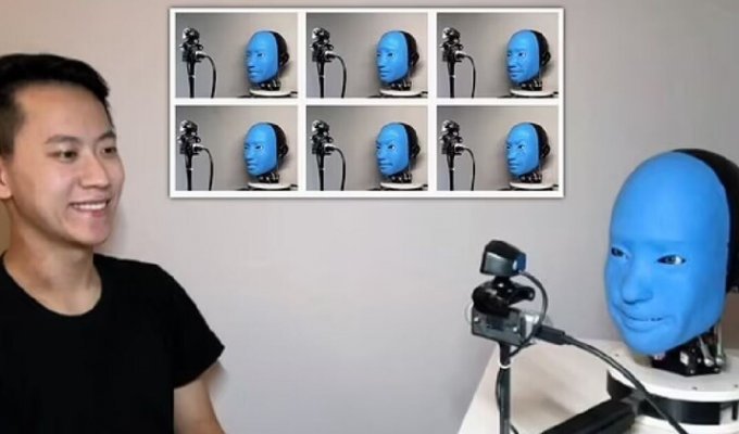 Ученые научили робота-андроида человеческой мимике (4 фото + 1 видео)