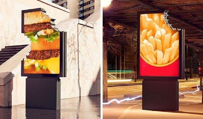 McDonald’s запустил забавную уличную рекламу (11 фото + 1 видео)