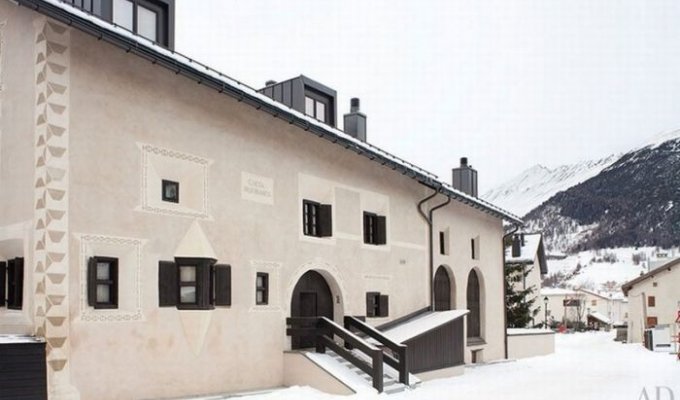 Дом Джорджио Армани в Швейцарии (13 фото)