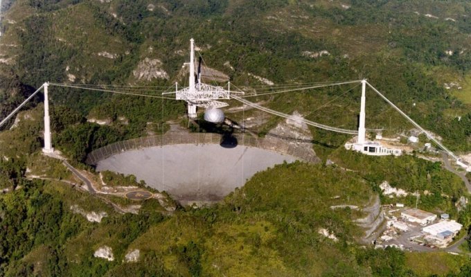 «Аресибо» — знаменитый радиотелескоп, построенный специально для поиска внеземной жизни (6 фото)
