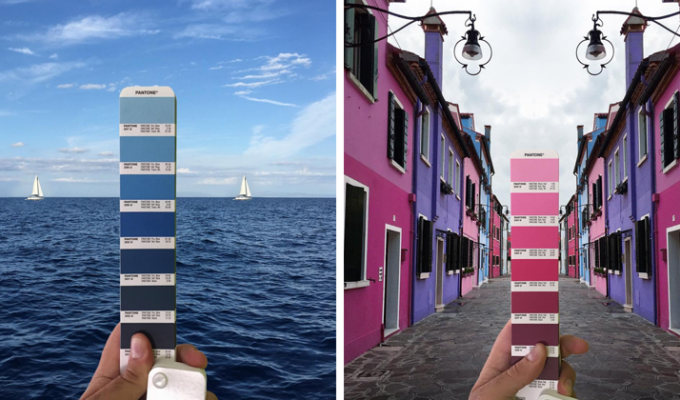 Итальянский графический дизайнер находит палитры цветов в природных пейзажах и городах (33 фото)