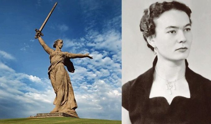 Валентина Изотова - женщина, ставшая натурщицей скульптуры «Родина-мать» (2 фото)