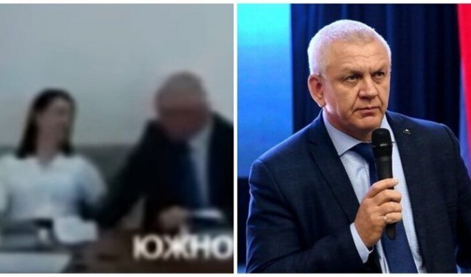 Мэр Южно-Курильска, залезший в трусы помощнице, попросил депутатов извиниться за него перед жителями (3 фото + 1 видео)