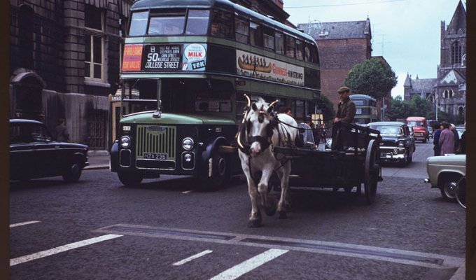 Дублин на цветных снимках 1961 года (15 фото)