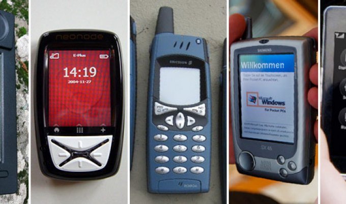 Мобильная ностальгия: сенсорные телефоны до эпохи iPhone (18 фото)