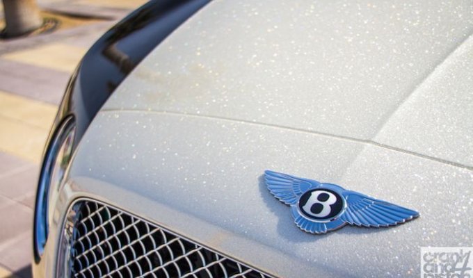 Bentley Continental GTC с бриллиантовым капотом (12 фото + 4 видео)