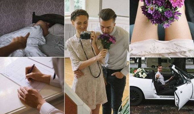 Фотограф из Эстонии сняла собственную нестандартную свадьбу (21 фото)